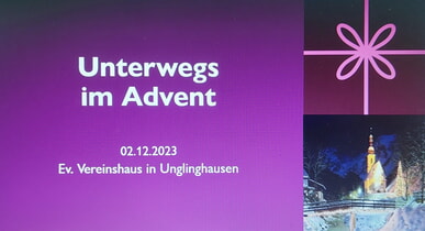 Unterwegs im Advent 2023