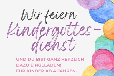 Neuer Kindergottesdienst in Deuz ab 7. April