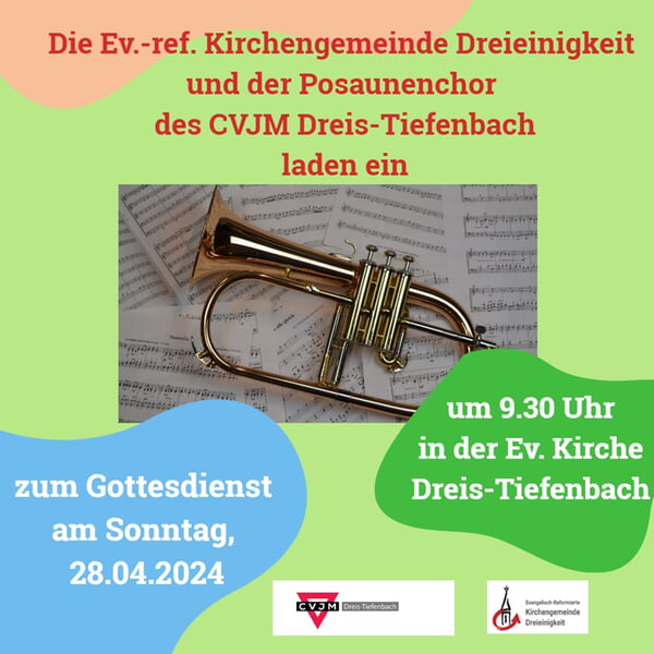 Musikalischer Gottesdienst mit dem Posaunenchor Dreis-Tiefenbach