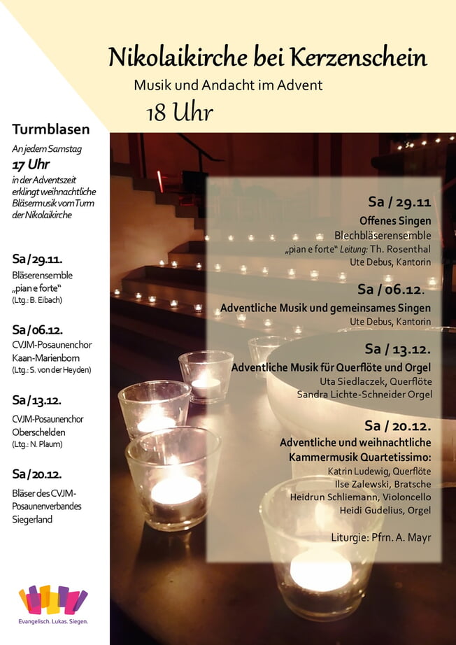 Adventliche und weihnachtliche Kammermusik Quartetissimo