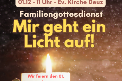 Familiengottesdienst am 01. Advent