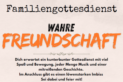Familiengottesdienst 30. März